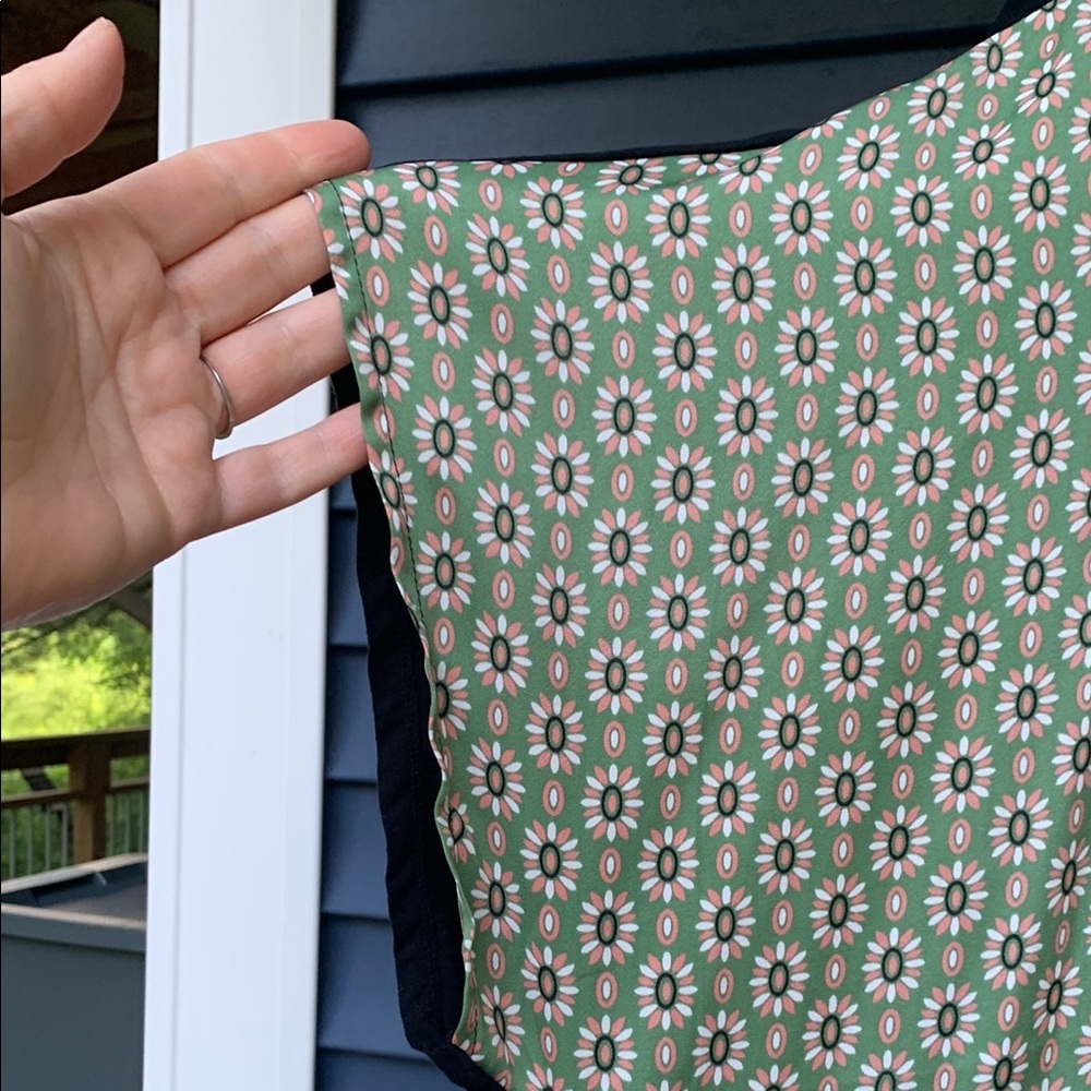 Jm Collection Women's Multicolor Patchwork Top - image 3